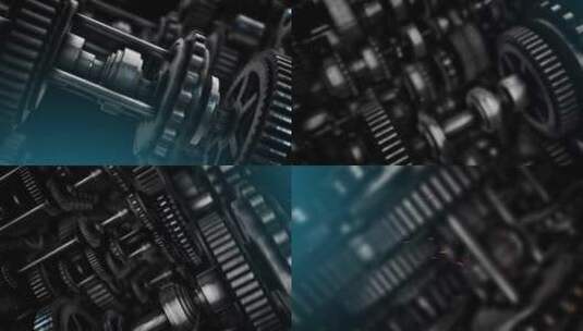 震撼机械齿轮LOGO动画高清AE视频素材下载