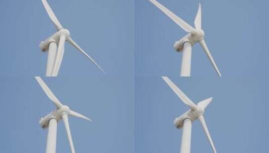 风能风力发电风车高清在线视频素材下载