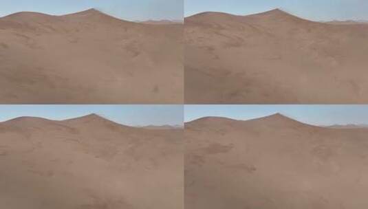 4k航拍沙漠风沙升格特写高清在线视频素材下载