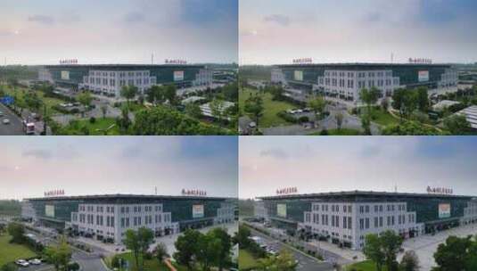 江苏省扬州站与扬州汽车客运站高清在线视频素材下载