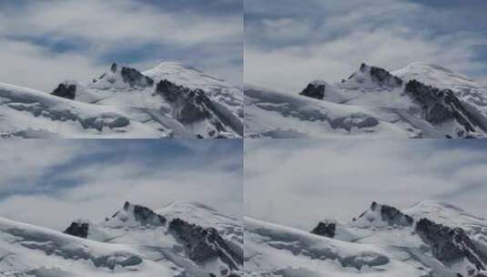 山脉雪峰延时高清在线视频素材下载
