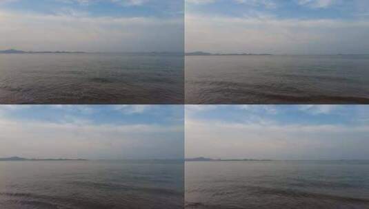 大海海浪沙滩风景蓝天白云实拍高清在线视频素材下载