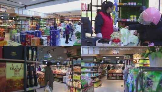 农村超市生鲜超市购物视频素材高清在线视频素材下载