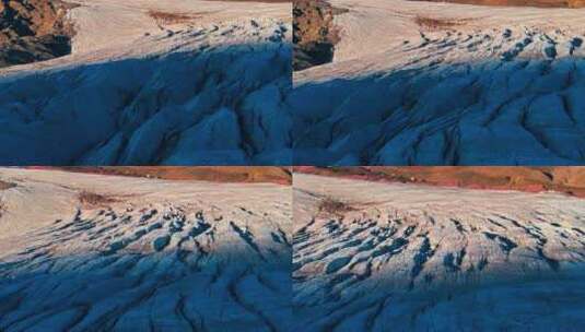 冰川裂缝高清在线视频素材下载