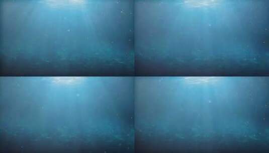 海底 丁达尔效应  海底之光 上帝之光高清在线视频素材下载