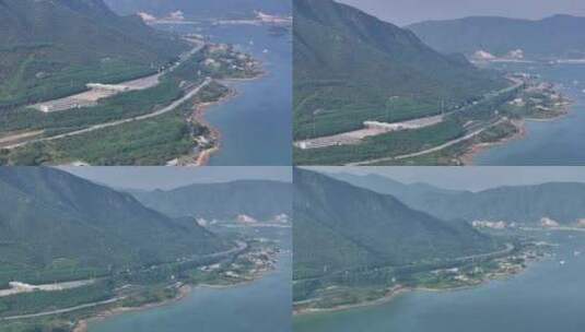 惠州双月湾航拍高清在线视频素材下载