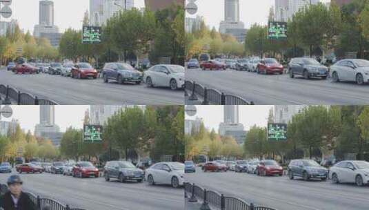 上海长宁新华路网红街道8K视频高清在线视频素材下载