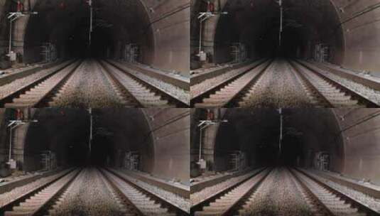 【4K】火车隧道高清在线视频素材下载