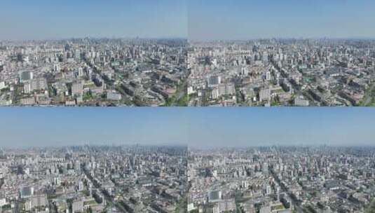 鸟瞰杭州城高清在线视频素材下载
