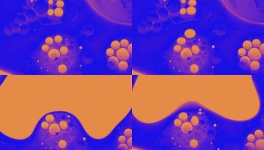 彩色流体颜料细胞扩散膨胀动态背景 (3)高清在线视频素材下载