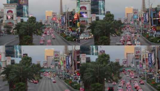 旅游城市的交通状况高清在线视频素材下载