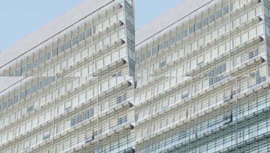 北京中关村现代玻璃幕墙办公大楼高清在线视频素材下载