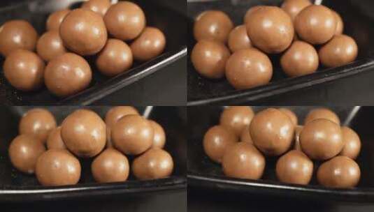 巧克力球麦丽素高清在线视频素材下载