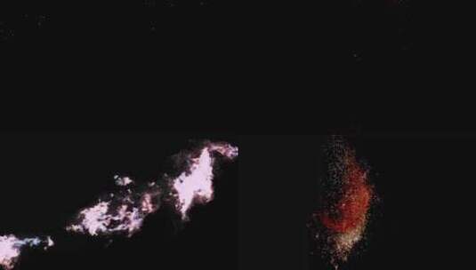 4k彩色梦幻粒子烟雾特效组合（5）高清在线视频素材下载