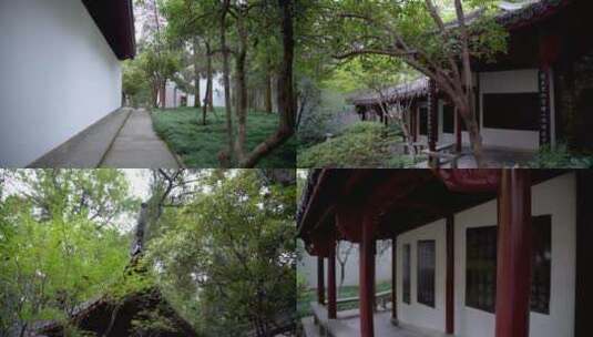 杭州西湖岳王岳飞庙建筑4K视频素材高清在线视频素材下载