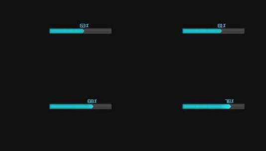 进度条 能量条高清在线视频素材下载