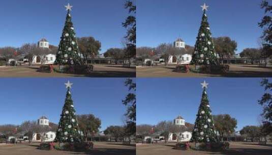 弗雷德里克斯堡圣诞树高清在线视频素材下载