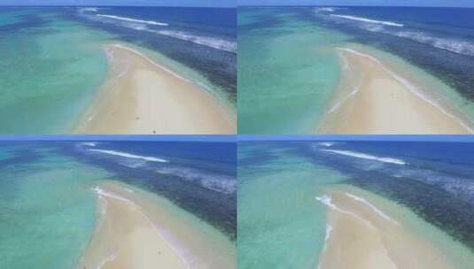 4k航拍大海海浪全景高清在线视频素材下载