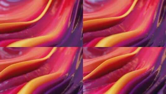 3D流体艺术液体抽象高清在线视频素材下载