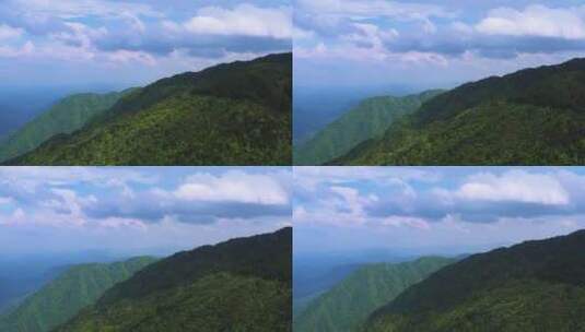 航拍江西宜春明月山风景区山川风光高清在线视频素材下载