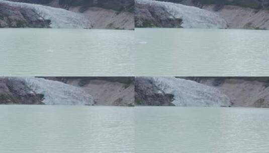 4K航拍布加雪山冰川风光高清在线视频素材下载