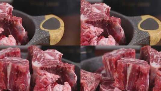 内蒙古羊蝎子生肉生鲜高清在线视频素材下载