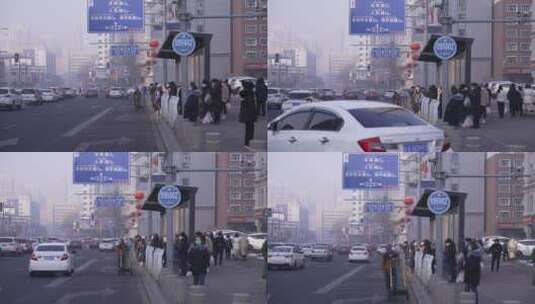 新疆乌鲁木齐街景高清在线视频素材下载