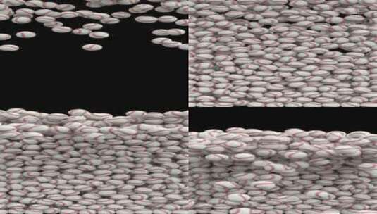3D棒球过渡高清在线视频素材下载