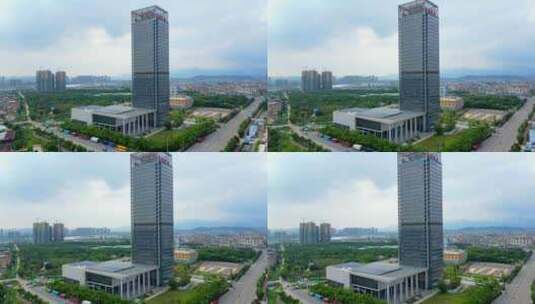 惠州惠城江北惠州报业集团大楼高清在线视频素材下载