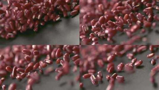 红豆滚动原料高速机高清在线视频素材下载