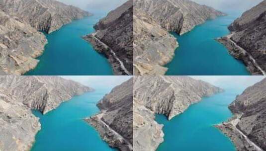 新疆帕米尔高原塔莎古道塔河之源叶尔羌河高清在线视频素材下载