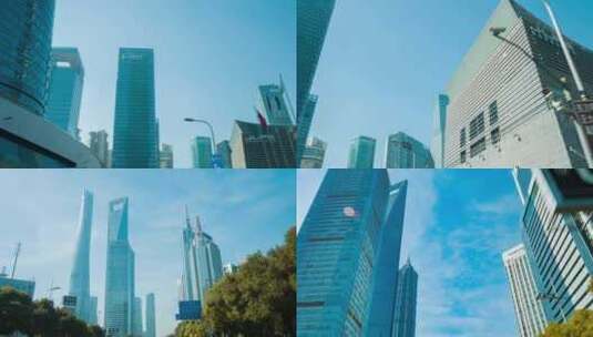 原创MINI拍摄上海金融高端CBD合集4K-3高清在线视频素材下载