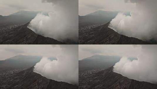 火山，Java，火山，旅游景点高清在线视频素材下载