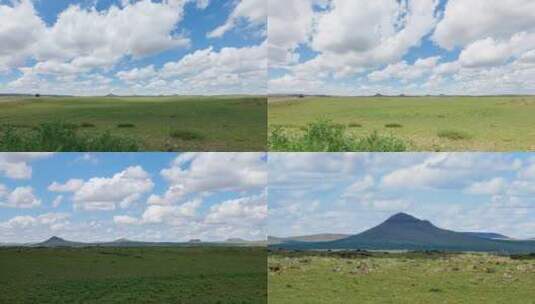 乌兰察布火山高清在线视频素材下载