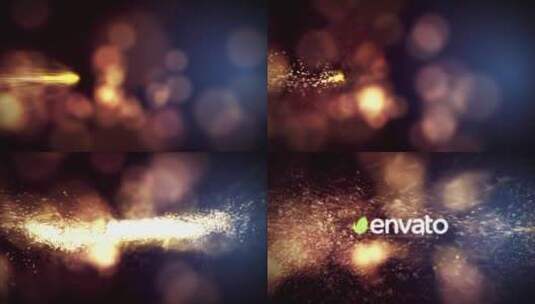 粒子爆裂logo演绎AE模板高清AE视频素材下载