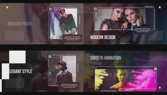 时尚潮流运动照片视频展示AE模板高清AE视频素材下载