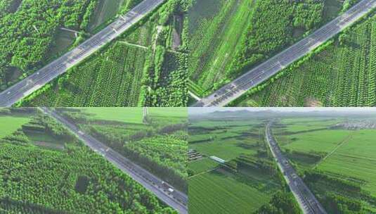 【4K60帧】道路交通高速路货车汽车行驶高清在线视频素材下载