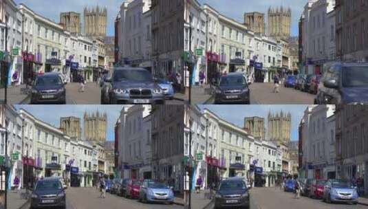 英格兰威尔斯镇的一张照片高清在线视频素材下载