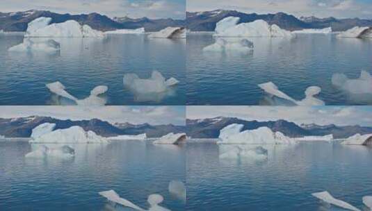 融化的冰川高清在线视频素材下载