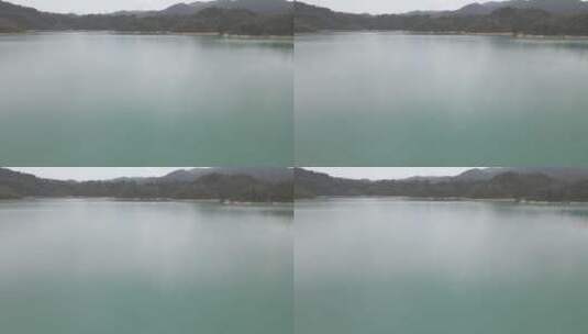 珠海斗门区金台寺湖水4K航拍原素材高清在线视频素材下载