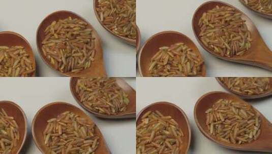 燕麦五谷杂粮4K视频高清在线视频素材下载
