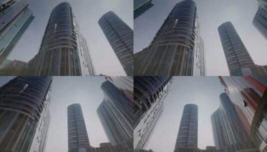北京三里屯街景高清在线视频素材下载