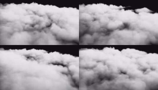 【Alpha通道】带通道云雾云朵云海特效高清在线视频素材下载
