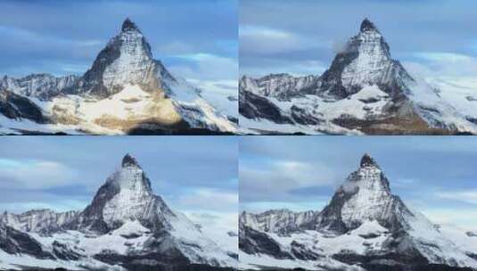 HD雪山山峰高清在线视频素材下载