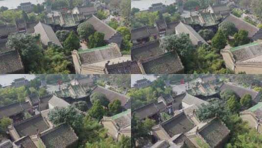 安徽亳州花戏楼古建筑群高清在线视频素材下载