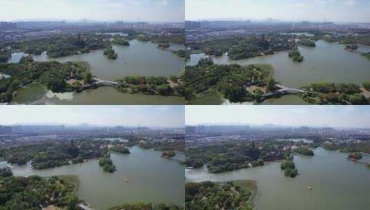 航拍江苏镇江城市景观   4k高清在线视频素材下载