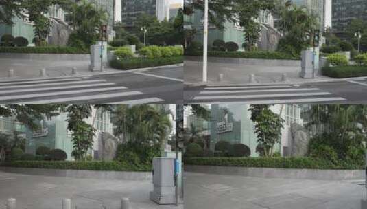 广州珠江新城街景高清在线视频素材下载
