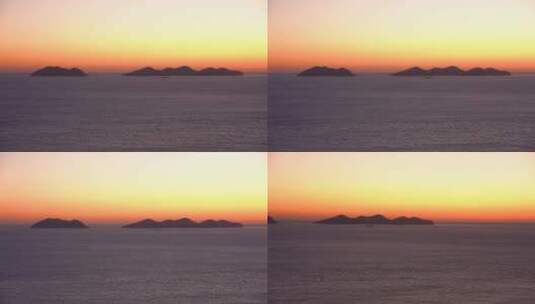 海岸 唯美 夕阳高清在线视频素材下载