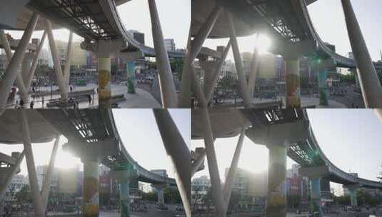芜湖地铁站场景高清在线视频素材下载