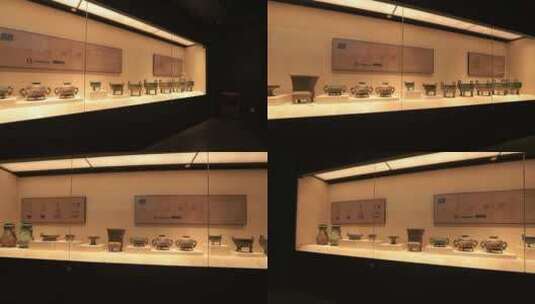 深圳博物馆古代艺术馆青铜器展高清在线视频素材下载